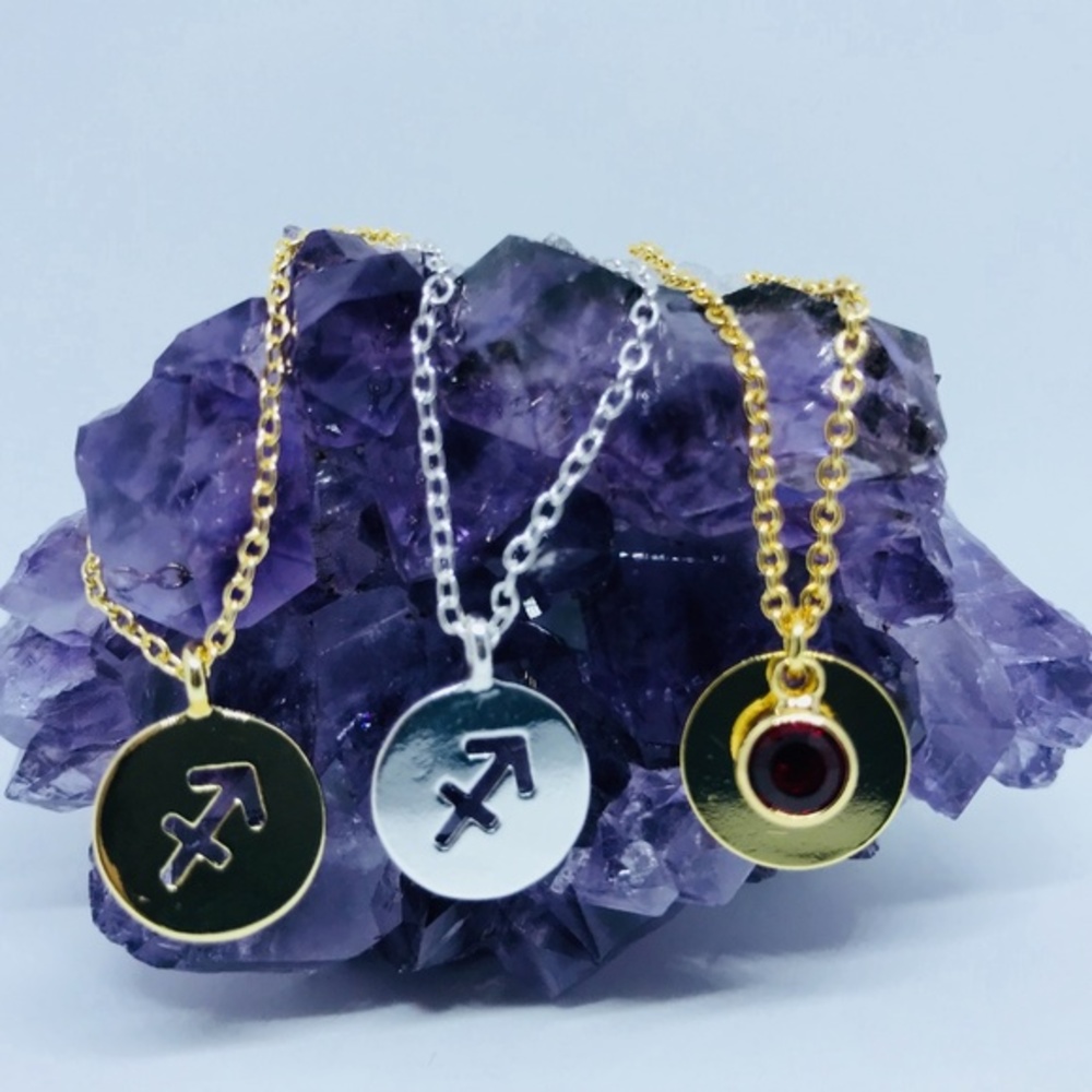 Astrology Necklaces- Sagittarius Zodiac  Fire Sign